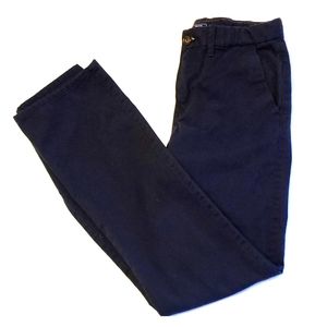 Gap boys navy blue chinos size16 slim straight fit